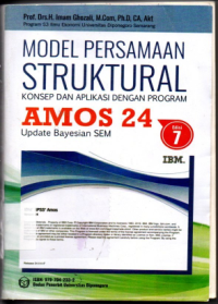 Image of Model Persamaan Struktural Konsep dan Aplikasi Dengan Program AMOS 24 Update Bayesian SEM