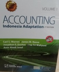 Image of Accounting-Indonesia adaptation, Volume 1