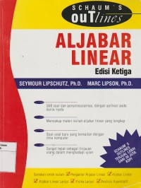 Image of Aljabar linear edisi ketiga