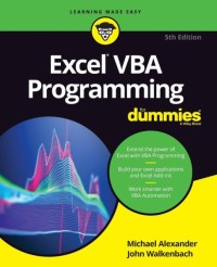 Image of Excel VBA Programming for Dummies