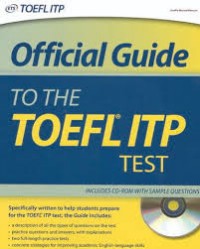 Image of Official Guide to The TOEFL IPT Test