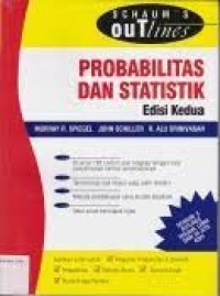 Image of Schaum's outline probalitas dan statistik