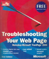 Image of Troubleshooting Your Web Page : Mencakup Microsoft FrontPage 2000