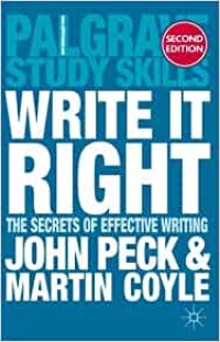 Image of Write it right : the secrets of effective writing